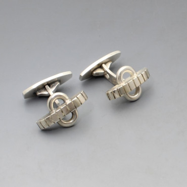 Hans Hansen Silver Cufflinks 