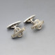 Vintage Hans Hansen Silver Cufflinks 