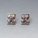 Mexican Amethyst Silver Earrings