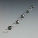 NE FROM Malachite and Silver Disc Bracelet