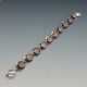 NE FROM Modernist  Rose Quartz  and Silver Bracelet