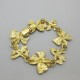 Yves Saint Laurent Gold Bow Design Bracelet