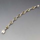 Citrine and Sterling Silver Link Bracelet