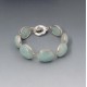 Amazonite Ovals and Sterling Silver Bracelet