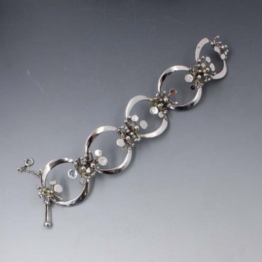 RELO Silver Modernist Bracelet