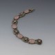 Shipton and Co Rose Quartz Silver Bracelet