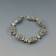 Danish 830 Silver Flower Design Bracelet