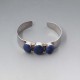 Lapis Lazuli and Sterling Silver Bracelet