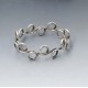 Rare Bent Knudsen Silver Bangle