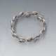 Rare Bent Knudsen Silver Bangle