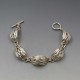 Silver Modernist Link Bracelet