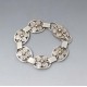 Soren Georg Kjeldsen Silver Swirl Bracelet