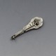 William Fuglede Denmark Moonstone Floral 830 Silver Brooch