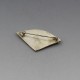 Jane Watling 1988 Modernist Silver Brooch 