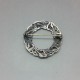 Bernard Instone Silver Leaves Wreath Brooch