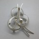 Niels Erik From vintage silver modernist brooch