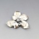 Anton Michelsen Large Silver Flower Brooch