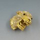 Hattie Carnegie Rhinestone Leopard Brooch 