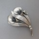 NE From silver boquet brooch