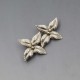 S Christian Fogh  Flower Brooch