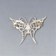 Sterling Silver Butterfly Brooch