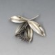  Anton Michelsen Gertrude Rougie Silver Brooch