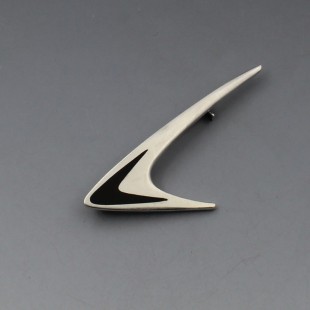 Poul Warmind Denmark Silver Enamel Brooch