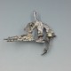  JUHLS Norway Silver "Tundra" Modernist Brooch