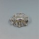 Danish Herman Siersbol Silver Floral Brooch