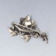 Bernard Instone Silver Leaf Brooch