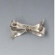 Silver Mexico Bow Brooch