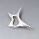 Ernest Blyth for George Tarratt Ltd Silver Amoeba Brooch