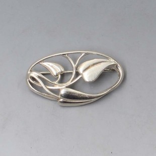 Ola Gorie Silver Cecily Brooch