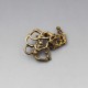 Jane Watling Silver Gilt Brooch 