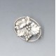 Hugo Grun Floral 830 Silver Brooch