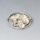 Hugo Grun Floral 830 Silver Brooch