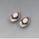 Georg Jensen Rose Quartz Silver Earrings 2003