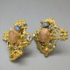 Christian Lacroix  1980's Crystal Earrings