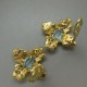 Christian Lacroix Aquamarine Crystal Earrings