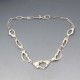 Silver Modernist Abstract Necklace