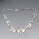 Silver Modernist Abstract Necklace