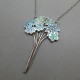 Silver and Enamel Norman Grant Pendant