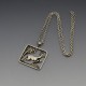 Beautiful Solid 830 Silver "STIB" Stag Pendant