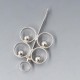 Modernist 835 Silver Circles Pendant