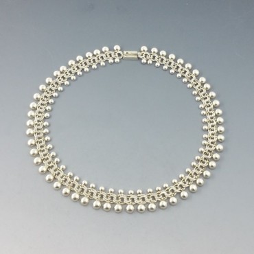 Herman Siersbol Rare 830 Silver Choker Necklace