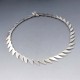 Rare Bent Knudsen Silver Modernist Necklace #83