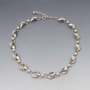 Theodor Klotz, TEKA ,835 Silver Necklace