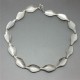 Hermann Siersbol Sterling Silver Leaf Necklace