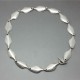 Hermann Siersbol Sterling Silver Leaf Necklace