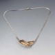 Jens J Aagard Modernist Silver Necklace